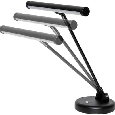 Stagg SPLED 15-2 BK Black battery-powered or mains-operated LED piano or desk la Bild 6