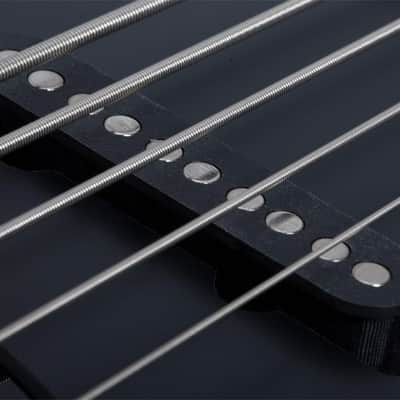 Schecter J-5 5-String Bass Guitar (Black) (Used/Mint) image 9