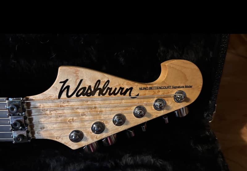 Washburn Nuno Bettencourt Signature N4 Vintage USA 2021 - Vintage Matte Natural image 1