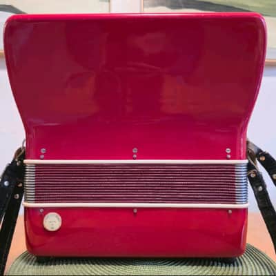 Salanti  Model 24-1960 - Vibrant red-25 keys 12 bass image 5