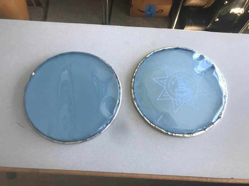 Alexandria Egyptian Drum Heads for Darbuka Tabla Doumbek - Set of 2 - 8.6" . Sale Benefits Music Education Nonprofit! image 1