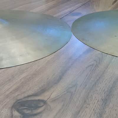 Zildjian Avedis 17" 2nd stamps - Hi Hats or Crash-Ride cymbals - 1930's or 1940's - 1040/1270 g - Brilliant - born together pair image 17