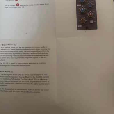 Solid State Logic E Series EQ Module for 500 Series Racks image 4