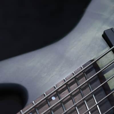 Spector NS Dimension 5 Left-Handed Multi-Scale Haunted Moss Matte Electric Bass w/Bag image 13