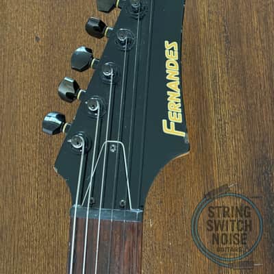 Fernandes HSS Super Strat, Quilted Army Green, MIJ, 1990s image 9