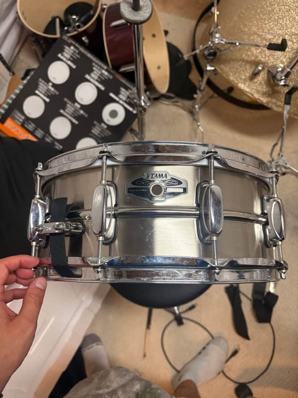 Tama Power snare 2000s - Silver image 1