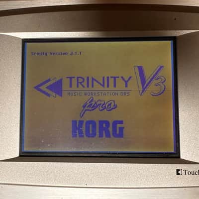Korg Trinity V3 Pro 76-Key 32-Voice Polyphonic Workstation 1998 - Silver image 2