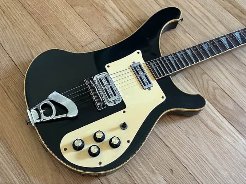 Greco RG550 Black Lawsuit Rickenbacker 480 Copy 1977 Matsumoku