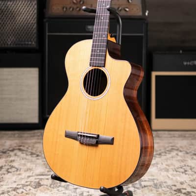 Taylor 212ce-N Plus Nylon Grand Concert Acoustic/Electric Guitar with Aerocase image 13
