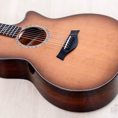 2024 Taylor Custom Grand Auditorium Acoustic Electric Guitar Western Red Cedar + Indian Rosewood image 11