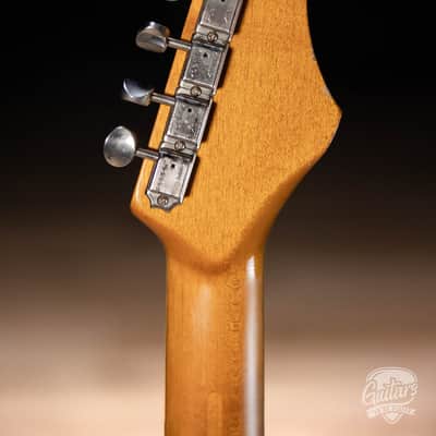 Shabat Lion Special Alder Humbucker Guitar w/ Ebony & Reverse Headstock – Cream image 6
