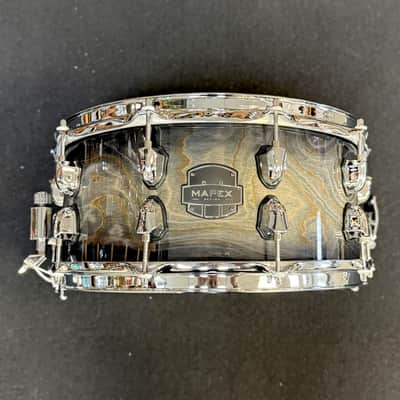 Mapex Saturn VI 6.5X14" Snare Drum - Black Ink Burst image 2