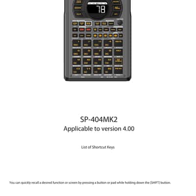 Roland SP-404MK2 — 7 in 1 Manual Guide — 264 Pages — Half Size 5.5x8.5 image 13