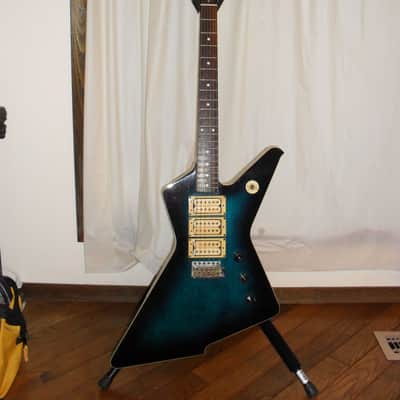Ibanez Destroyer Early 1980's - Blue/Green burst image 1