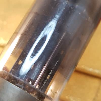 NU National Union 7N7 Loktal tNOS AT1000 TESTED Balanced! PI Vacuum Tube greyglass T1 rare support rods triple mica early military dual triode (like 6SN7) 1941-1946 image 5