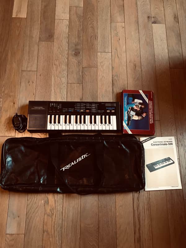 Vintage Realistic Concertmate-500 Sampling Keyboard Casio SK-1)Sampling Keyboard 80’s image 1