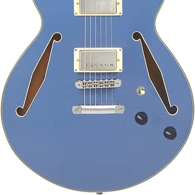 D'Angelico Excel SS Tour Semi-hollowbody Electric Guitar - Slate Blue image 1