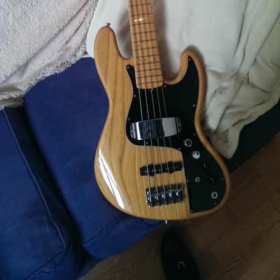 Rare USA Fender Marcus Miller Jazz Bass V — 2005 Natural Ash (Discontinued Model) image 7
