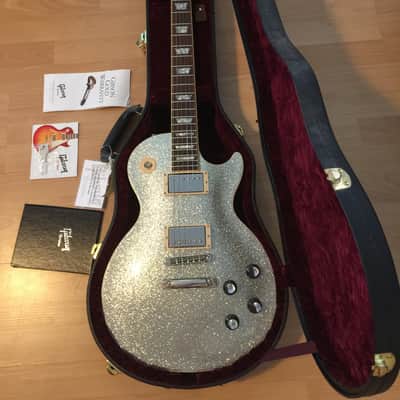 Gibson Custom Shop Les Paul Standard 2008 Silver Sparkle image 3