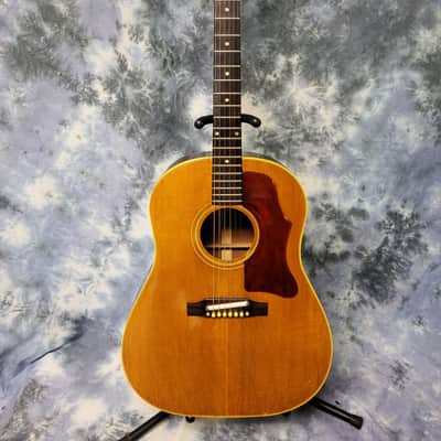 Video Demo Vintage RARE 1965 Gibson J50 Adjustable Bridge Dreadnought Acoustic Guitar New Strings Pro Setup Hard Shell Case image 1