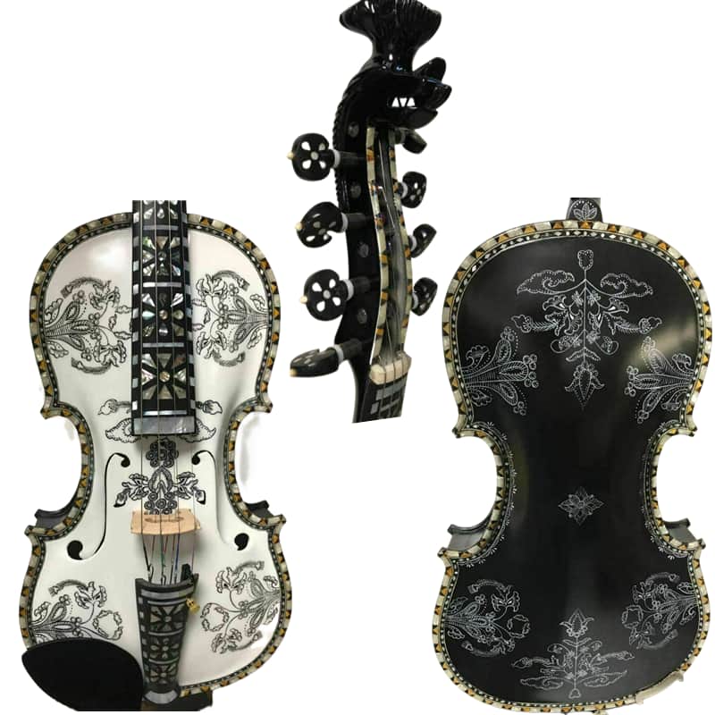 Deluxe Norwegian fiddle 4/4 violin 8 string professional Handanger Fiddle 4*4 image 1