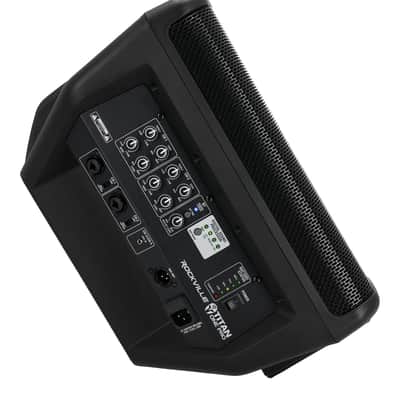 Rockville TITAN ONE PRO 8" Rechargeablel Portable PA Speaker+Stand+Lavalier Mic image 6