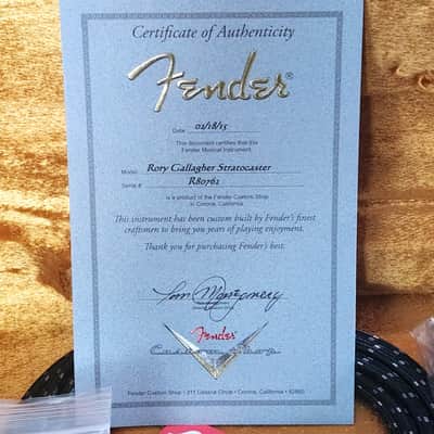 Fender Custom Shop Rory Gallagher Stratocaster 2015 - Relic Sunburst image 11