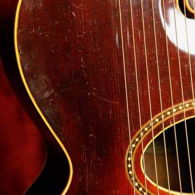 Gibson 1919 Harp Guitar "U" Style Acoustic Instrument Pre-Owned image 8