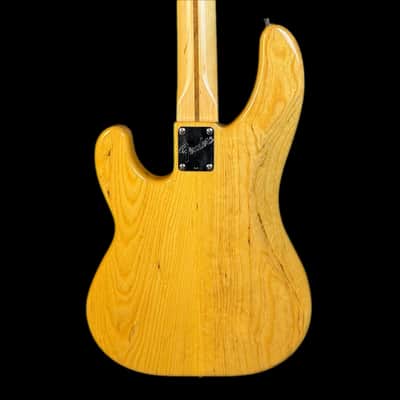 1989 Fender USA Longhorn Precision Bass Plus in Natural image 2