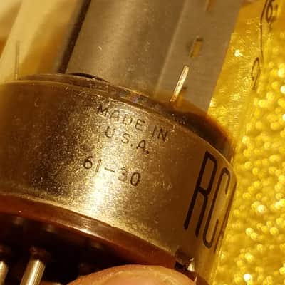 RCA One (1) 6293 beam power octal tNOS TESTED Vacuum Tube rugged pulse 6146 Audio 1970 image 6