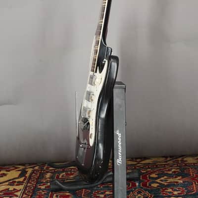 Hofner 176 Deluxe 1960s - Ruby Shaded w white headstock image 8