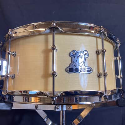David Frangioni Collection, Bone - 6.5x14" Carbcutter 4-Ply Carbon Fiber and Maple Shell Snare Drum 2020s image 12
