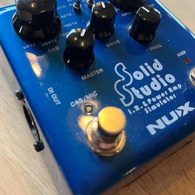 NuX NSS-5 Solid Studio IR and Power Amp Simulator 2010s - Blue image 6