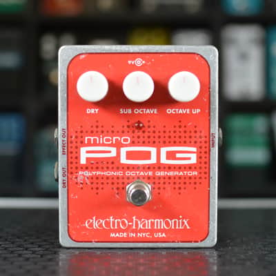 Electro-Harmonix Micro POG Polyphonic Octave Generator 2007 - Present - Red / Gray image 1