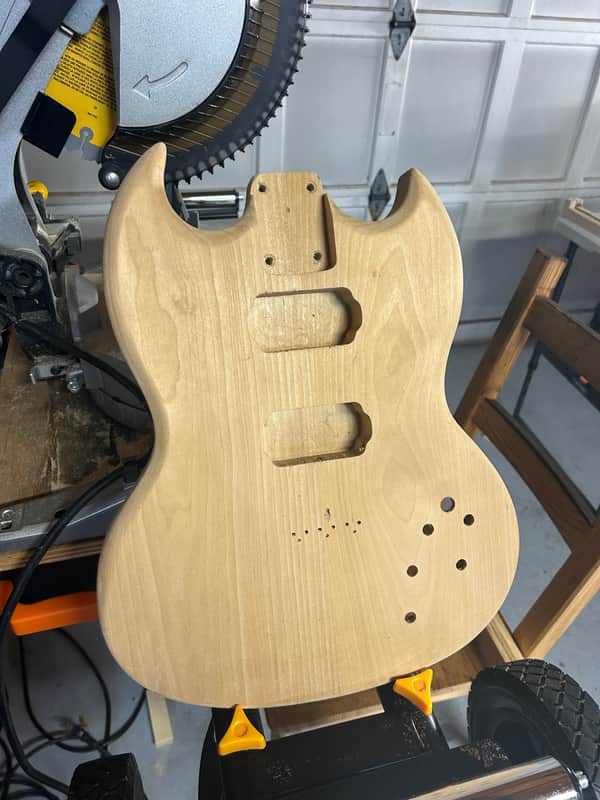 Custom SG Body made for Robot Graves neck. Made in USA. image 1