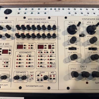 Oberheim TVS-Pro 2-Voice Synthesizer 2016 + 2 x Sub OSC mod + white cover image 9