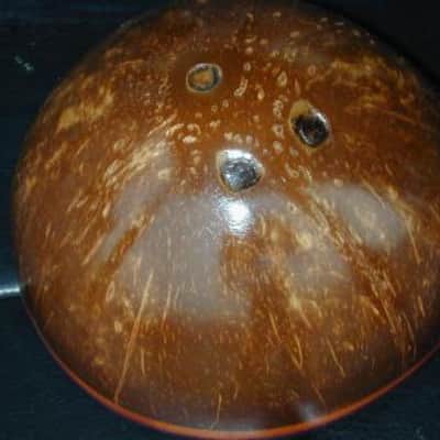 Coconut Gourd Kalimba Thumb Piano 7 tuneable Note image 8