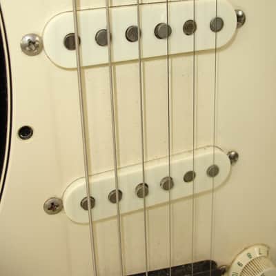 Vintage 1985 Fender Standard Stratocaster Electric Guitar - Black with Maple Fingerboard MIJ image 4