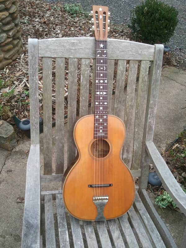 Marquette by Lyon & Healy Parlor Guitar pre-1905 Natural image 1