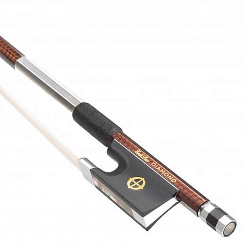 CodaBow Diamond GX Violin Bow Xebony Alabaster Frog