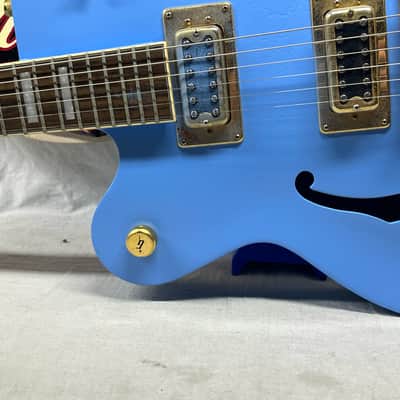 Gretsch G5191 Tim Armstrong Lefty Left-Handed Semi-Hollow Body Electric Guitar -- Spray Painted image 5