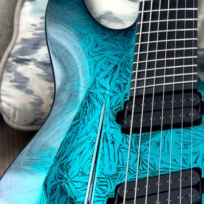 Aristides 070s - Dark Teal Crystalized Burst Custom image 5