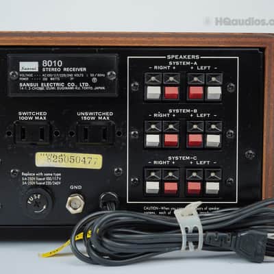 Sansui 8010 Stereo Receiver European 771 Version Restored 1-Year Warranty image 14