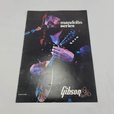 1975 Gibson Mandolin Series Brochure Catalog - Dash Crofts image 1