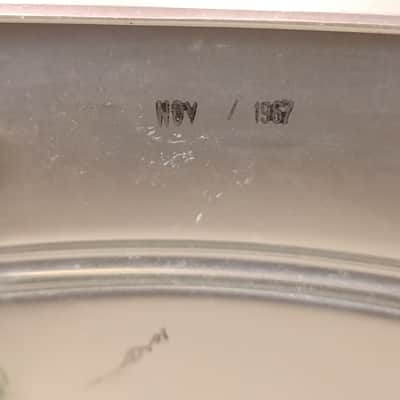 Ludwig 5x14"Acrolite Snare Drum#540802 11/7/67 Aluminum Shell#404 8-Lug Chicago image 12