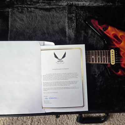 ~ USA ~ 1 of 2 ~ Dean Dime o Flame, Dimebag Darrell Pantera Electric Guitar ML image 3