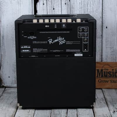 Fender® Rumble 100 Electric Bass Guitar Amplifier 100 Watt 1 x 12 Combo Amp image 8