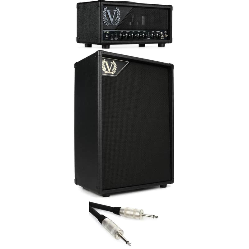 Victory Amplification V130 The Super Jack 100-watt Tube Guitar Amp Head and 2x12" Closed-back Speaker Cabinet image 1