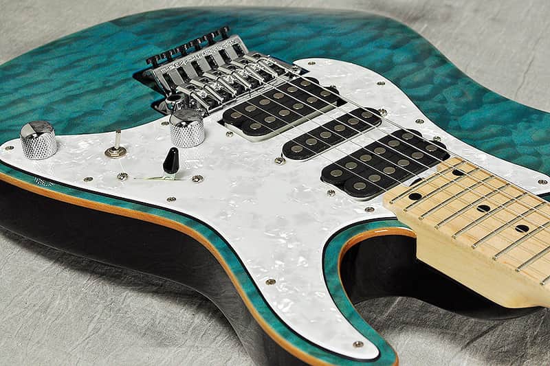 Schecter Japan SD-II-24 AL Aqua Blue | Reverb