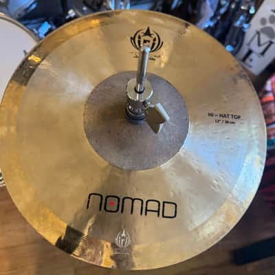 Diril 12” Nomad Series Turkish Hi hats 2020-present - Hand Hammered Raw Bell Brilliant image 8